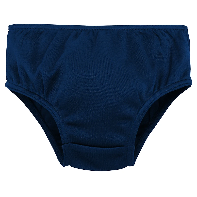 Ensemble deux pièces robe et bloomer de capitaine des Michigan Wolverines pour fille