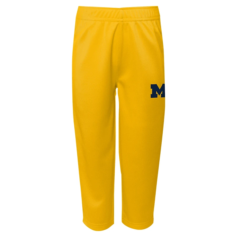 Ensemble maillot et pantalon deux pièces pour bébé bleu marine Michigan Wolverines Red Zone