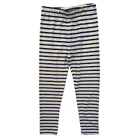 Infant Wes & Willy  Michigan Wolverines Long Sleeve Top and Striped Tri-Blend Leggings Set