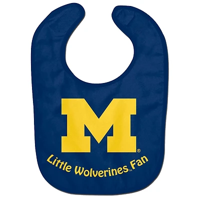 Bavoir pour bébé WinCraft Michigan Wolverines Lil Fan All Pro