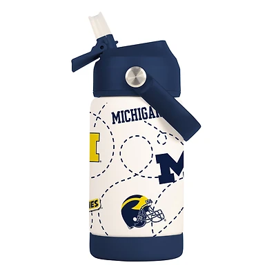 Logo Brands Michigan Wolverines 12oz. Mascot Bottle