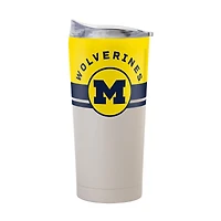 Logo Brands Michigan Wolverines 20oz. Horizon Powder Coat Tumbler
