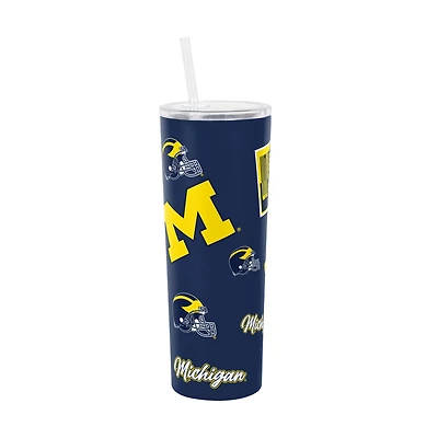 Gobelet isotherme à paille Dreamweave 30 oz Logo Brands Michigan Wolverines