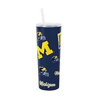 Gobelet isotherme à paille Dreamweave 30 oz Logo Brands Michigan Wolverines
