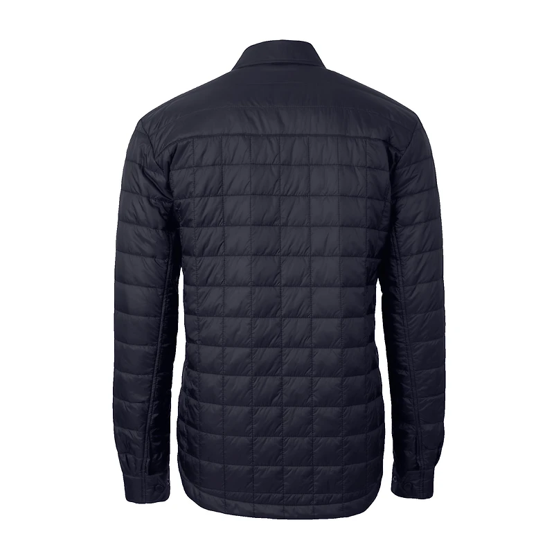 Veste de marin pour homme Cutter & Buck Michigan Wolverines Rainier Eco Insulated PrimaLoft à boutons-pression