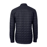 Veste de marin pour homme Cutter & Buck Michigan Wolverines Rainier Eco Insulated PrimaLoft à boutons-pression
