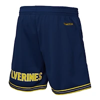 Men's Mitchell & Ness  Navy Michigan Wolverines Team Origins Mesh Shorts