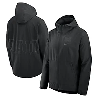 Men's Nike  Black Michigan Wolverines Performance Full-Zip Woven Jacket
