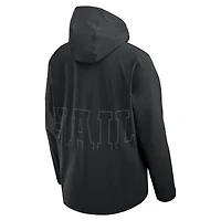 Men's Nike  Black Michigan Wolverines Performance Full-Zip Woven Jacket