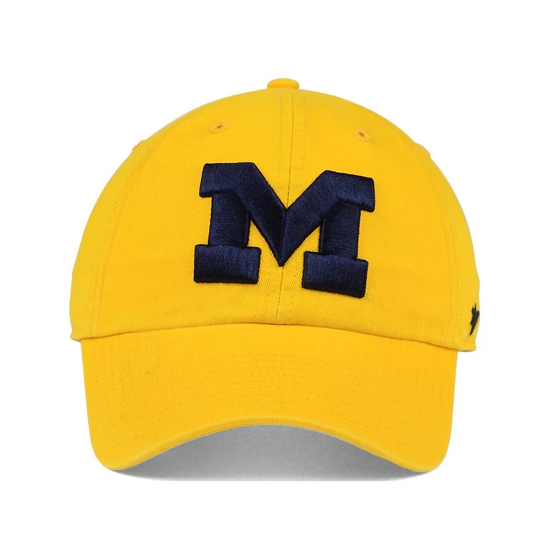 Casquette ajustable '47 Gold Michigan Wolverines Clean Up pour hommes