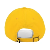 Casquette ajustable '47 Gold Michigan Wolverines Clean Up pour hommes