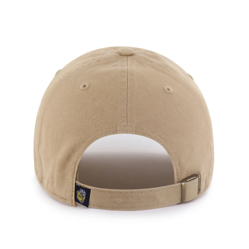 Men's '47  Khaki Michigan Wolverines Vault Clean Up Adjustable Hat