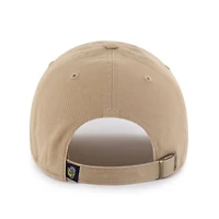Men's '47  Khaki Michigan Wolverines Vault Clean Up Adjustable Hat