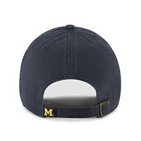 Men's '47  Navy Michigan Wolverines Clean Up Adjustable Hat