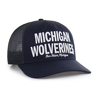 Men's '47 Navy Michigan Wolverines Contemporary Hitch Trucker Adjustable Hat