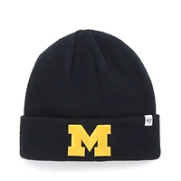 Bonnet en tricot à revers '47 Navy Michigan Wolverines Core pour hommes