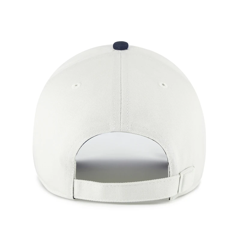 Men's '47 White/Navy Michigan Wolverines Contemporary Basics Two Tone Clean Up Adjustable Hat