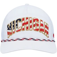 Casquette Snapback '47 Michigan Wolverines Stars and Stripes Flag Flutter Hitch pour hommes