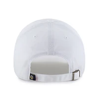 Men's '47  White Michigan Wolverines Vault Clean Up Adjustable Hat