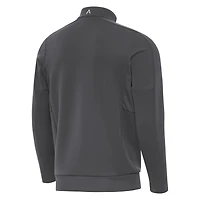Men's Antigua  Navy Michigan Wolverines 2026 NCAA Basketball National Champions Generation Quarter-Zip Pullover