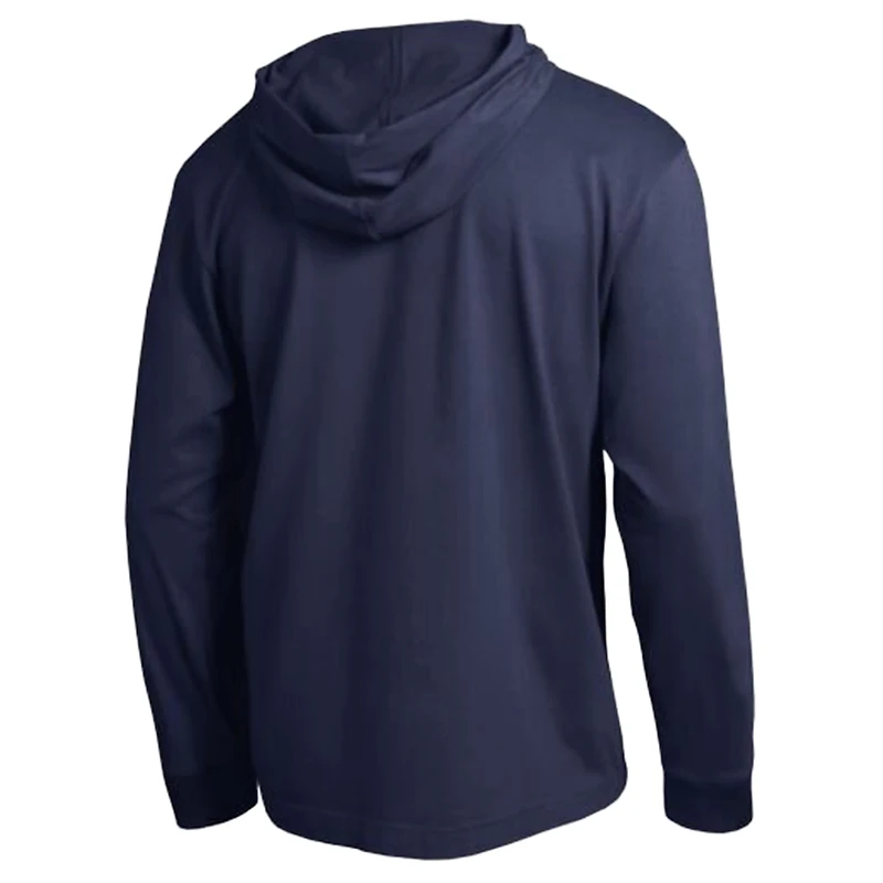 Men's Champion Navy Michigan Wolverines Tonal All-Star Long Sleeve Hooded T-Shirt
