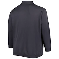 Colosseum Navy Michigan Wolverines Big & Tall Tortugas Veste à quart de zip pour homme