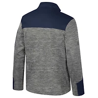 Men's Colosseum  Gray/Navy Michigan Wolverines Guard Full-Zip Jacket