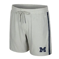 Short Mac gris Colosseum pour homme des Wolverines du Michigan