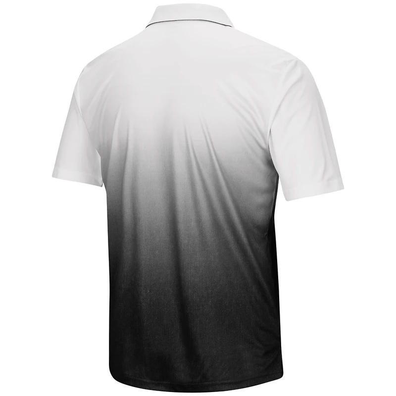 Men's Colosseum Heathered Gray Michigan Wolverines Magic Team Logo Polo