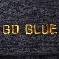 Men's Colosseum Navy Michigan Wolverines Big & Tall Down Swing Polo