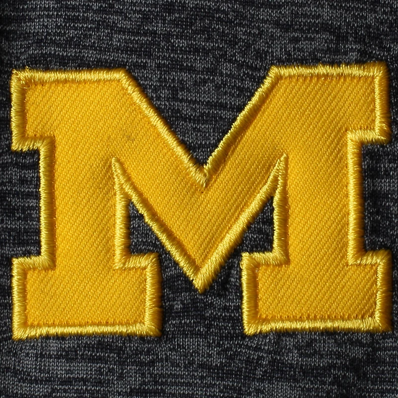 Men's Colosseum Navy Michigan Wolverines Down Swing Polo