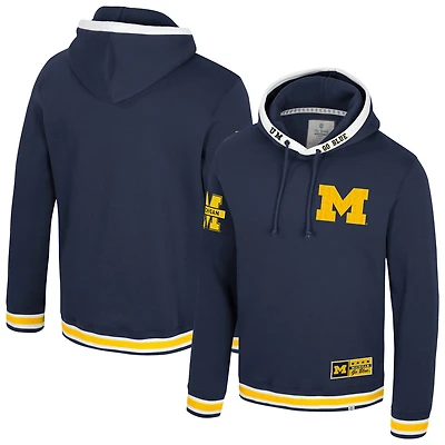 Men's Colosseum Navy Michigan Wolverines Grand Tour Hoodie