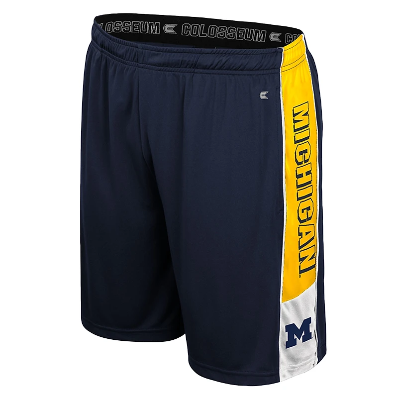 Men's Colosseum Navy Michigan Wolverines Quantum Shorts