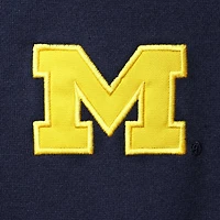 Colosseum Navy Michigan Wolverines Tortugas Logo Quarter-Zip Jacket pour homme