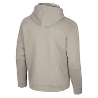 Men's Colosseum  Oatmeal Michigan Wolverines Operation Hat Trick Battalion Hoodie