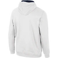 Sweat à capuche demi-zip Colosseum White Michigan Wolverines pour hommes