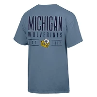 Men's ComfortWash  Blue Michigan Wolverines Big Name T-Shirt