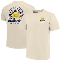 T-shirt crème pour homme avec motif mascotte des Wolverines du Michigan