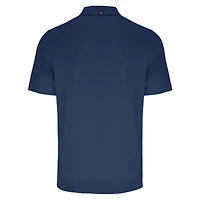 Polo recyclé extensible écologique Forge pour homme Cutter & Buck Heather Navy Michigan Wolverines, grandes tailles