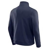 Pull zippé quart de tour pour homme, collection Darius Rucker par Fanatics, bleu marine, des Wolverines du Michigan