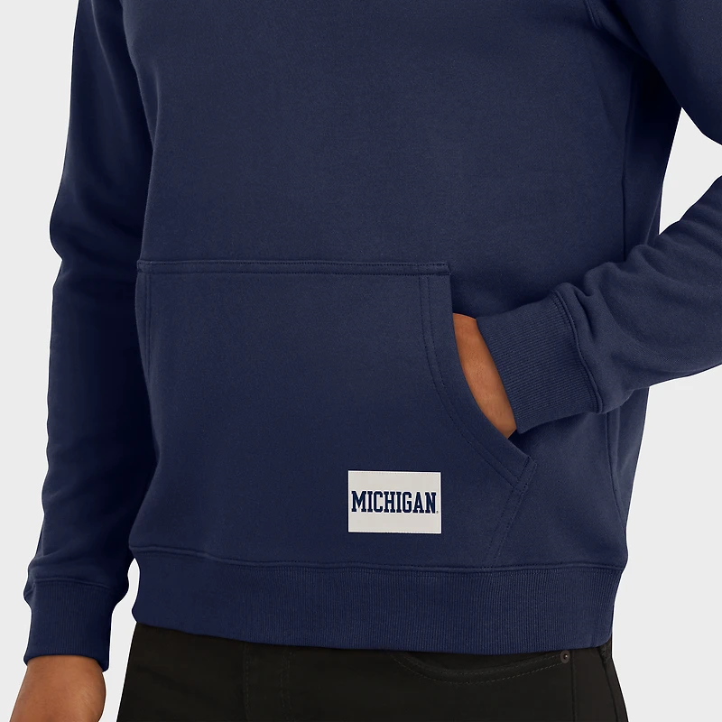 Pull zippé quart de tour pour homme, collection Darius Rucker par Fanatics, bleu marine, des Wolverines du Michigan