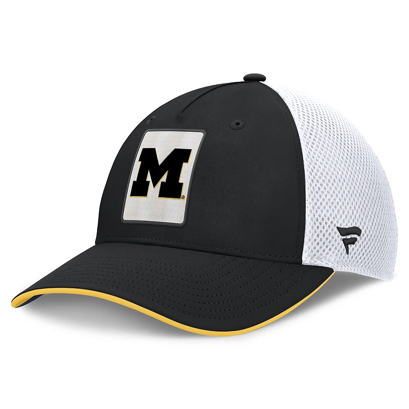 Men's Fanatics Black Michigan Wolverines 5-Panel Matter Flex Hat