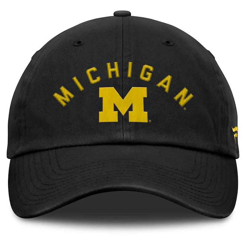 Men's Fanatics Black Michigan Wolverines Myth Adjustable Hat