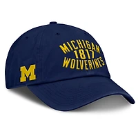 Men's Fanatics Navy Michigan Wolverines Archer Adjustable Hat