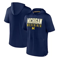 Men's Fanatics  Navy Michigan Wolverines Core Read Hoodie T-Shirt