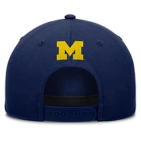 Men's Fanatics Navy Michigan Wolverines Foul Ball Rope Adjustable Hat