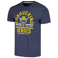 T-shirt pour hommes Homefield Heather Navy Michigan Wolverines