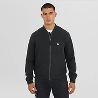 Men's J. Palmer Black Michigan Wolverines Lightweight Cover-4 Tri-Blend Full-Zip Jacket