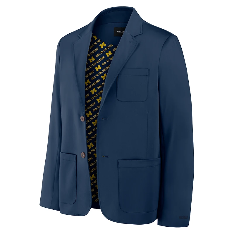 Men's J. Palmer Blue Michigan Wolverines Man Motion Blazer