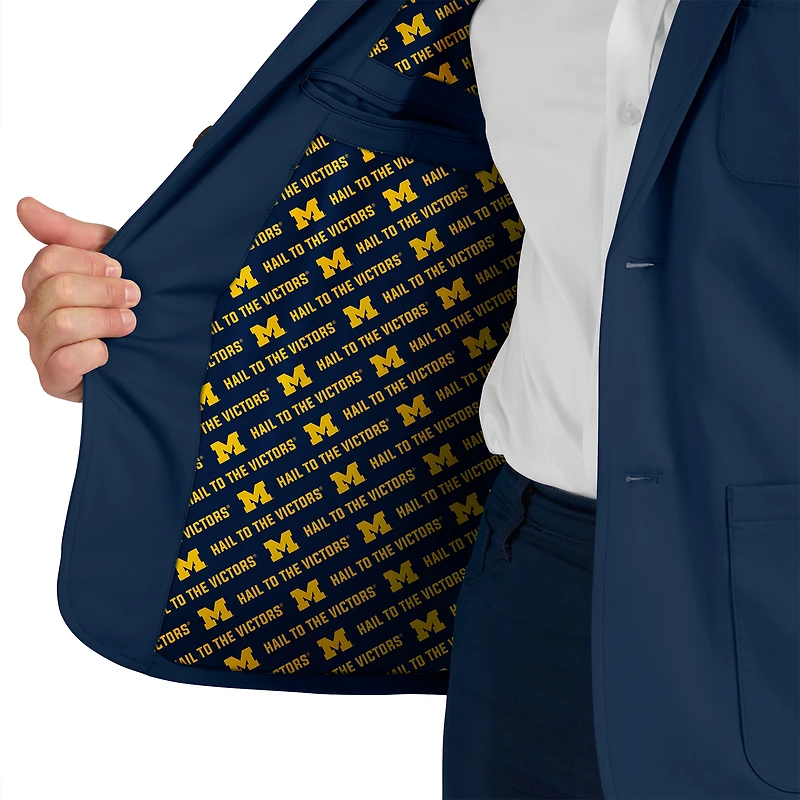 Blazer bleu J. Palmer pour homme des Wolverines du Michigan Man Motion